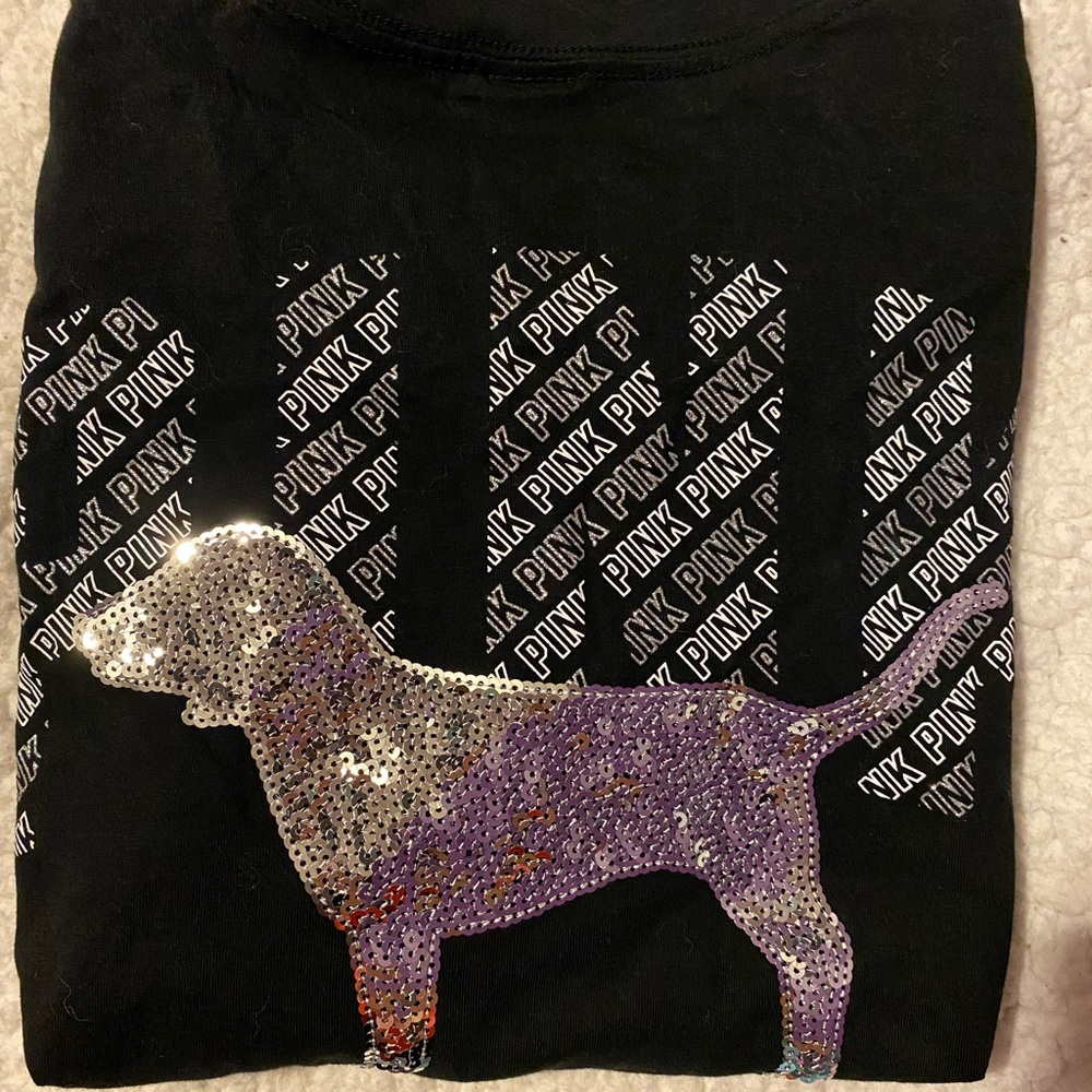 “ ON HOLD” Vs Pink Bling Campus Tee